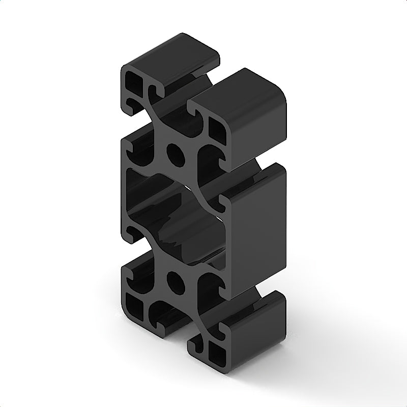 Profil 8 80x40 D6.8, leicht schwarz