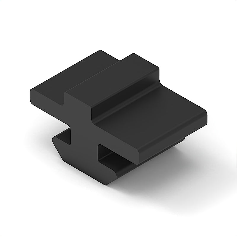 Gleitführungsleiste 8/8e, schwarz