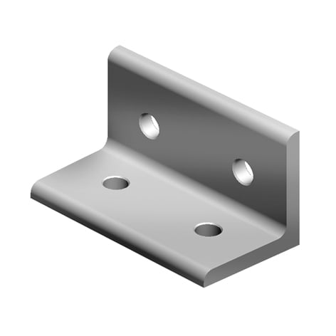 Verbindungswinkel, 4-Loch, 2 Nuten 80/40