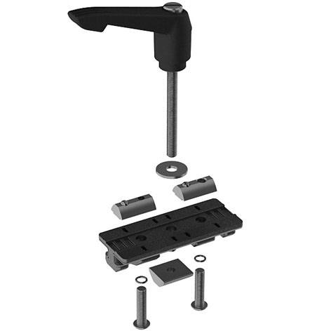 Profilgleiter ZN 80x40 mit Klemmhebel