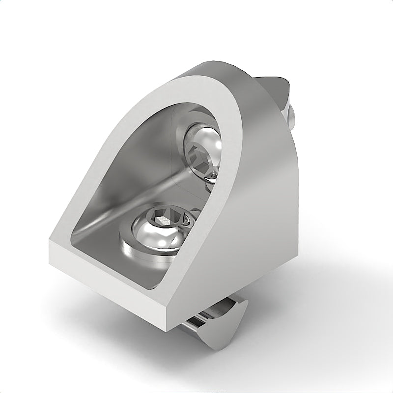 Gelenkwinkelsatz 6, mit 2 Nutensteinen und Schrauben