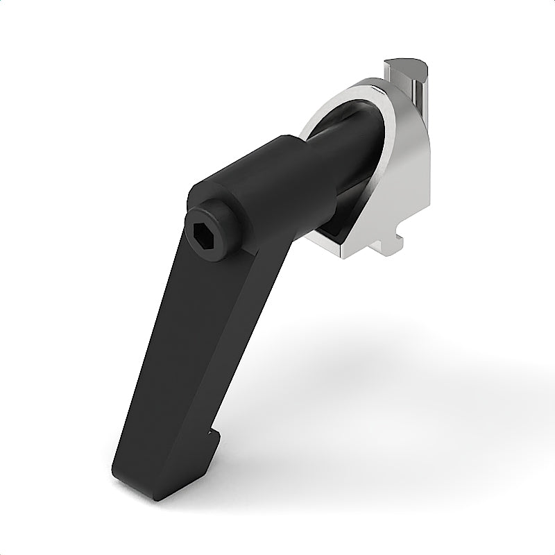 Klemmwinkelsatz 5, mit Klemmhebel, 1 Nutenstein und Schraube