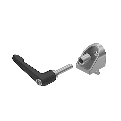 Klemmwinkelsatz 6, mit Klemmhebel, 1 Nutenstein und Schraube