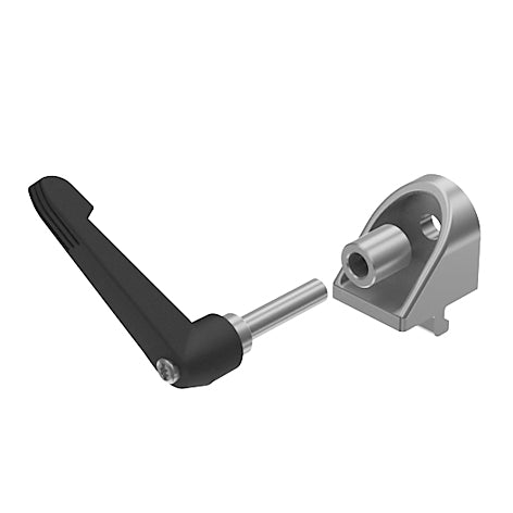 Klemmwinkelsatz 8, mit Klemmhebel, 1 Nutenstein und Schraube