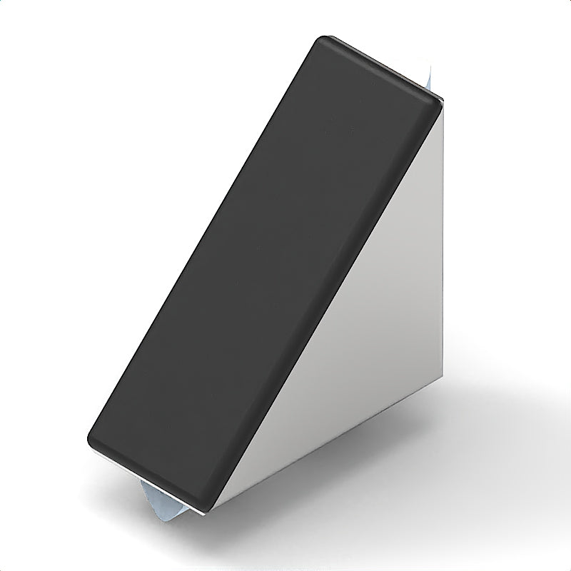 Winkelsatz 6 60x60 Zn, Abdeckkappe schwarz