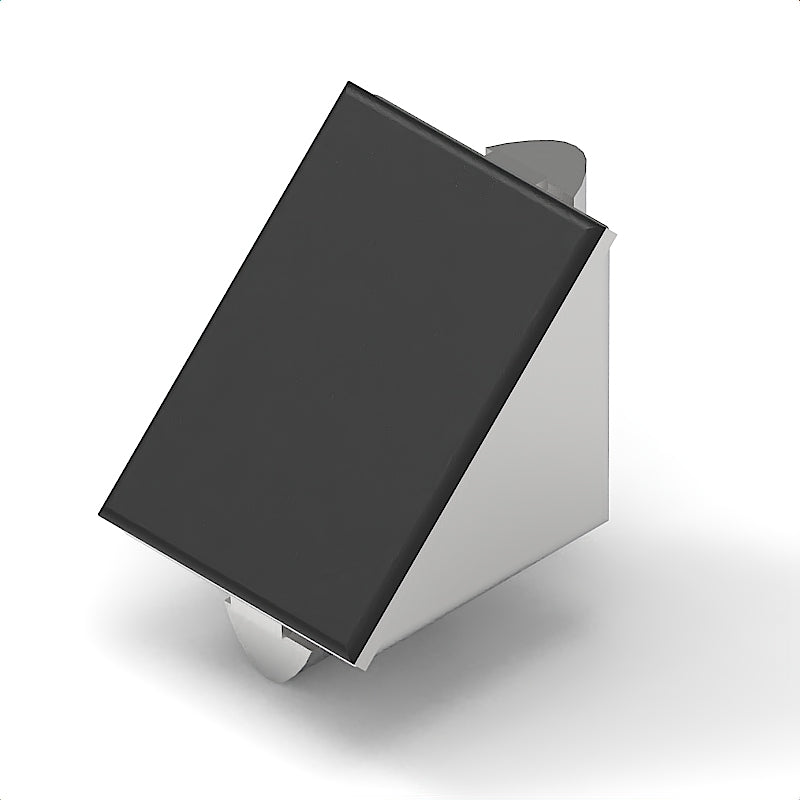 Winkelsatz 8 40x40 Zn, Abdeckkappe schwarz