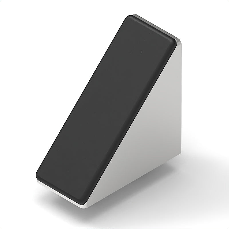 Winkelsatz 8 80x80 Zn, Abdeckkappe schwarz