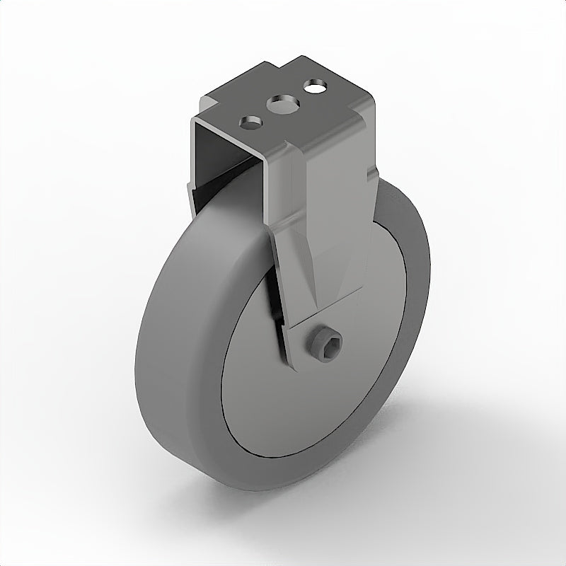 Bockrolle D125, Verzinkt,  antistatisch