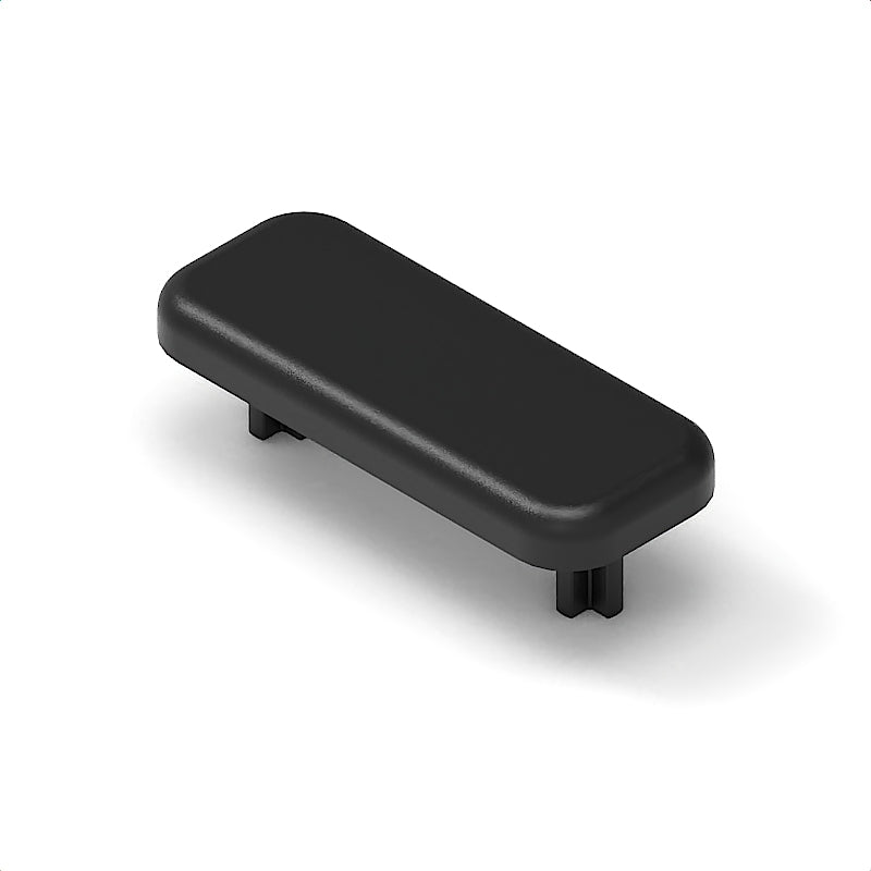 Abdeckkappe 8 40x16 D5, schwarz