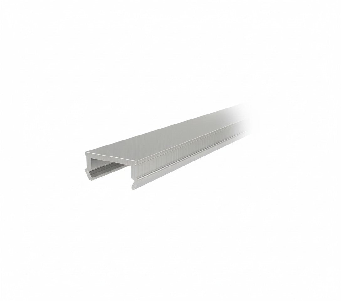 Abdeckprofil 8 PP, alufarbig lackiert