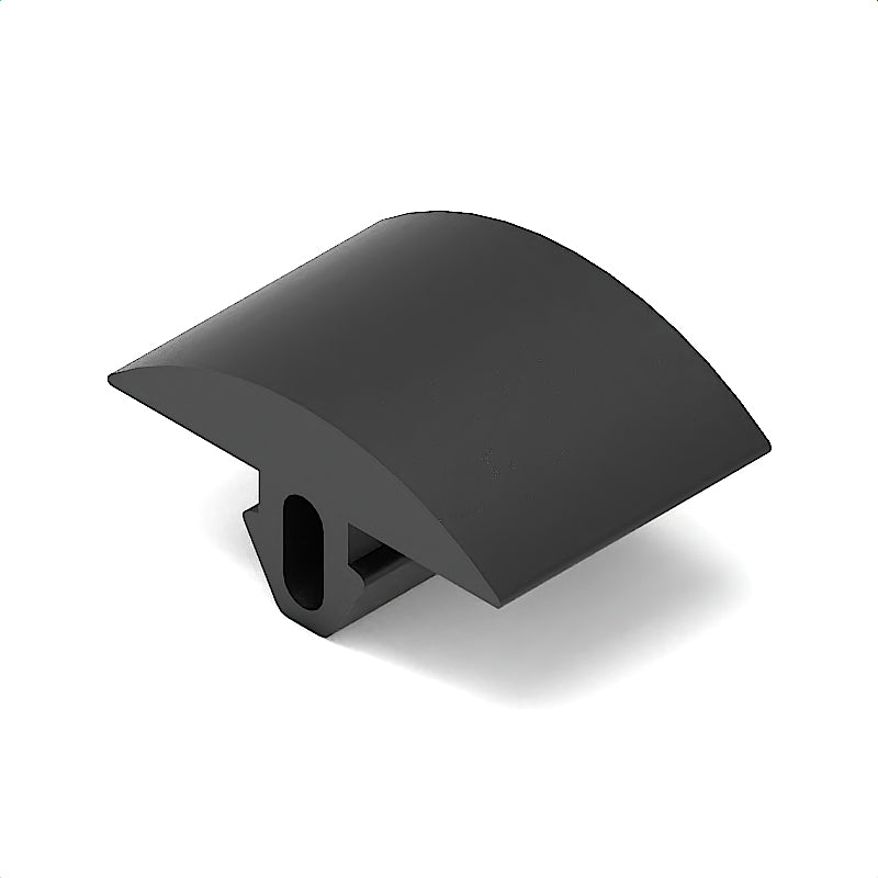 Griff-Abdeckprofil 6 30x6, schwarz