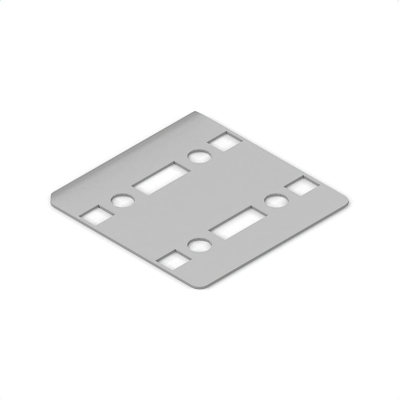 Radiendichtung 80x80 1R grau