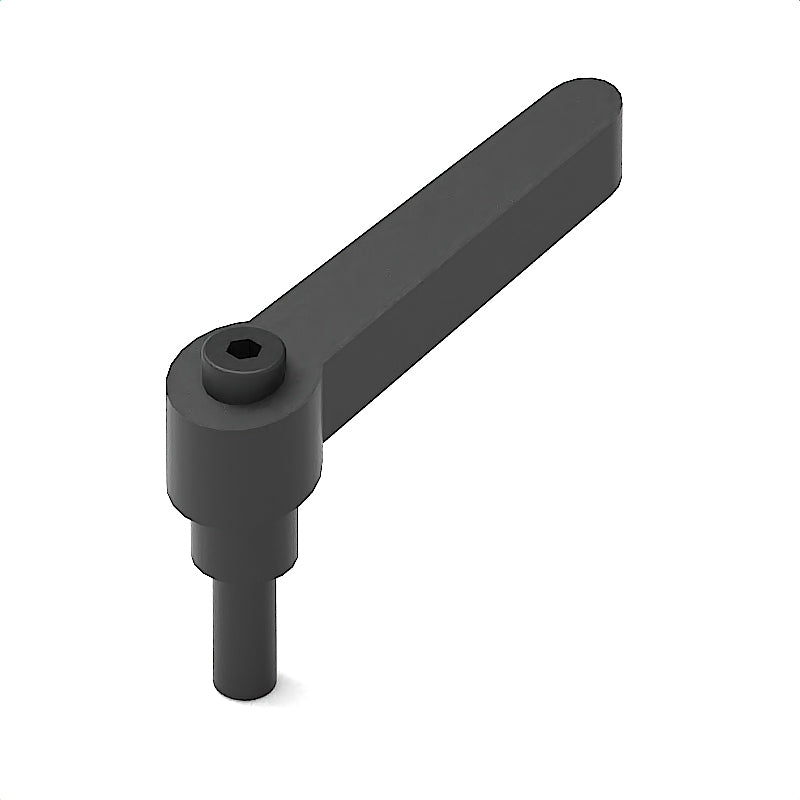 Klemmhebel 65 mm Aussengewinde M8x20