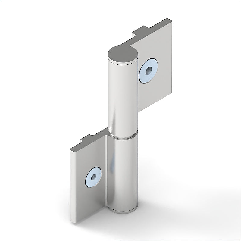 Scharnier 6/8 Al PP0 leicht