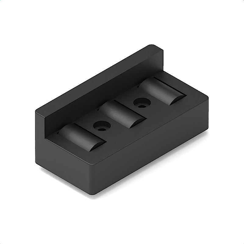 Rollenelemente, schraubar, mit Seitenführung, inkl. Montageset für Nut 8