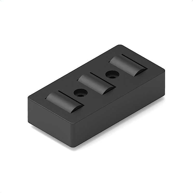 Rollenelemente, schraubar, ohne Seitenführung, inkl. Montageset für Nut 8