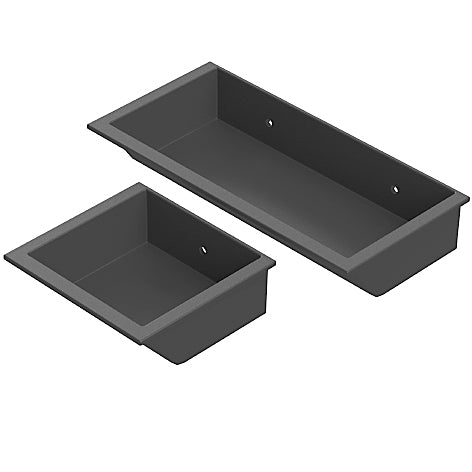 Greifbehälter 110x105x40 schwarz für Profil 8